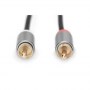 Digitus | Audio cable | Male | RCA | Mini-phone stereo 3.5 mm | Black | 1.8 m - 4